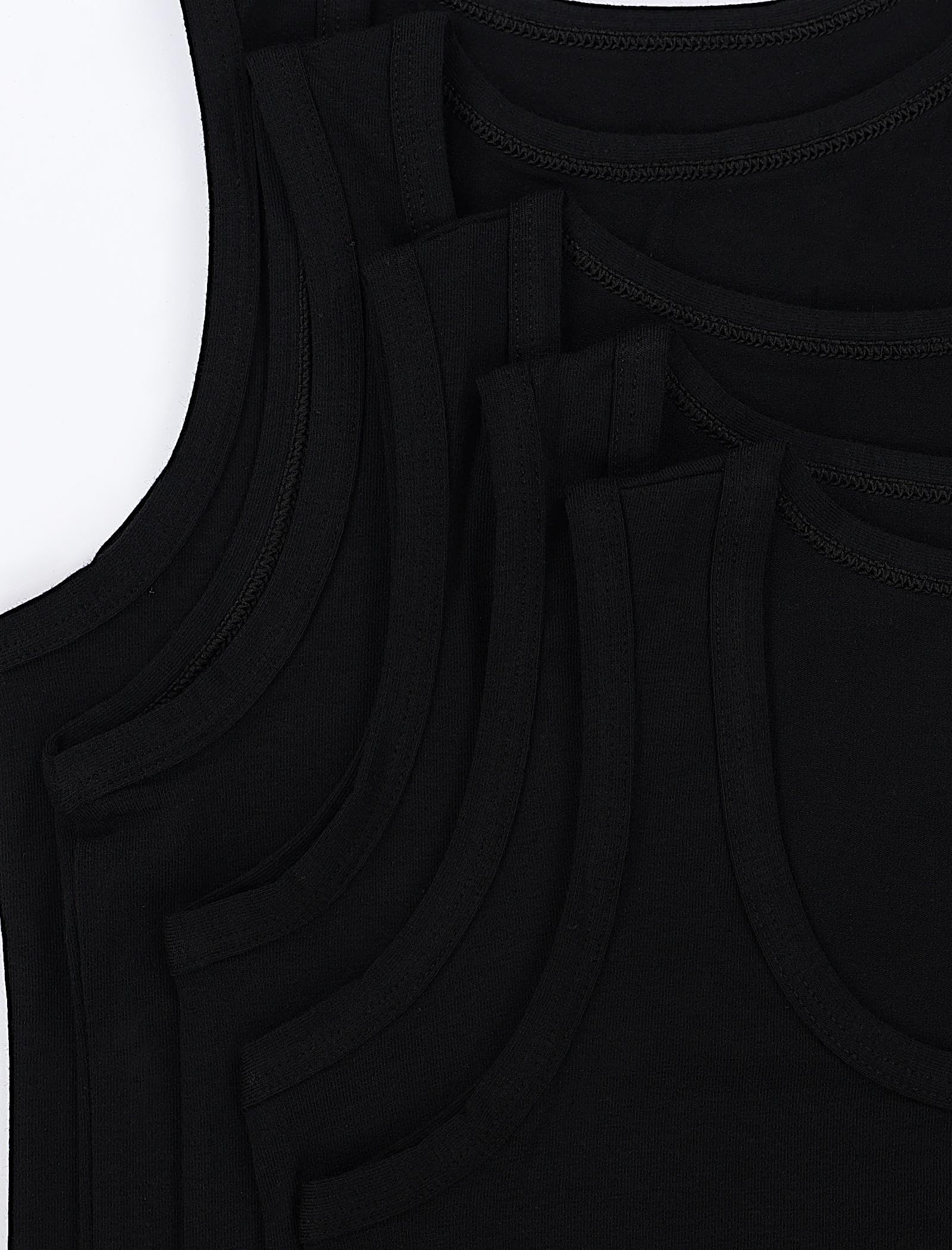 TupTam Débardeurs Garçon – Lot de 5 Maillots de Corps Enfant sans Manches en Coton, Confortables