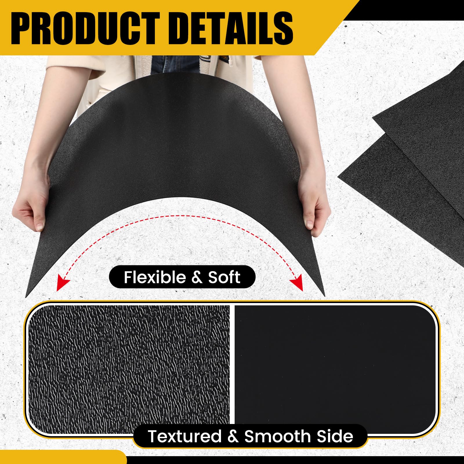 Black ABS Plastic Sheets - 2 Pack 48" x 24" -4 Black ABS Plastic Sheets - 2 Pack 48" x 24" -4
