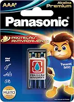 Panasonic Pilha Alcalina Premium Aaa Com 2 Lr03Egr/2B96