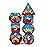 HDdais 7PCS Pansexual-Pride Polyhedral DND Dice Set, Homosexual Flag D&D Dice for RPG and Other Table Games