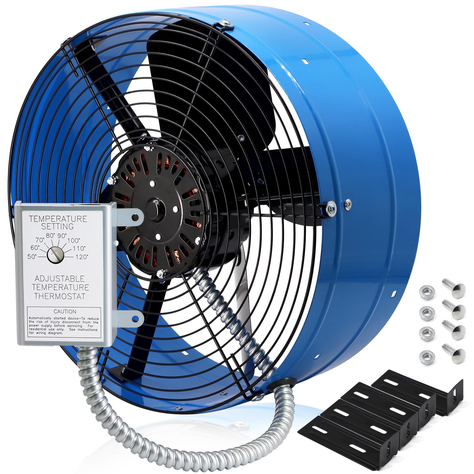 Amazon.com: Hiorucet Upgraded 15 Inch Gable Vent Exhaust Fan