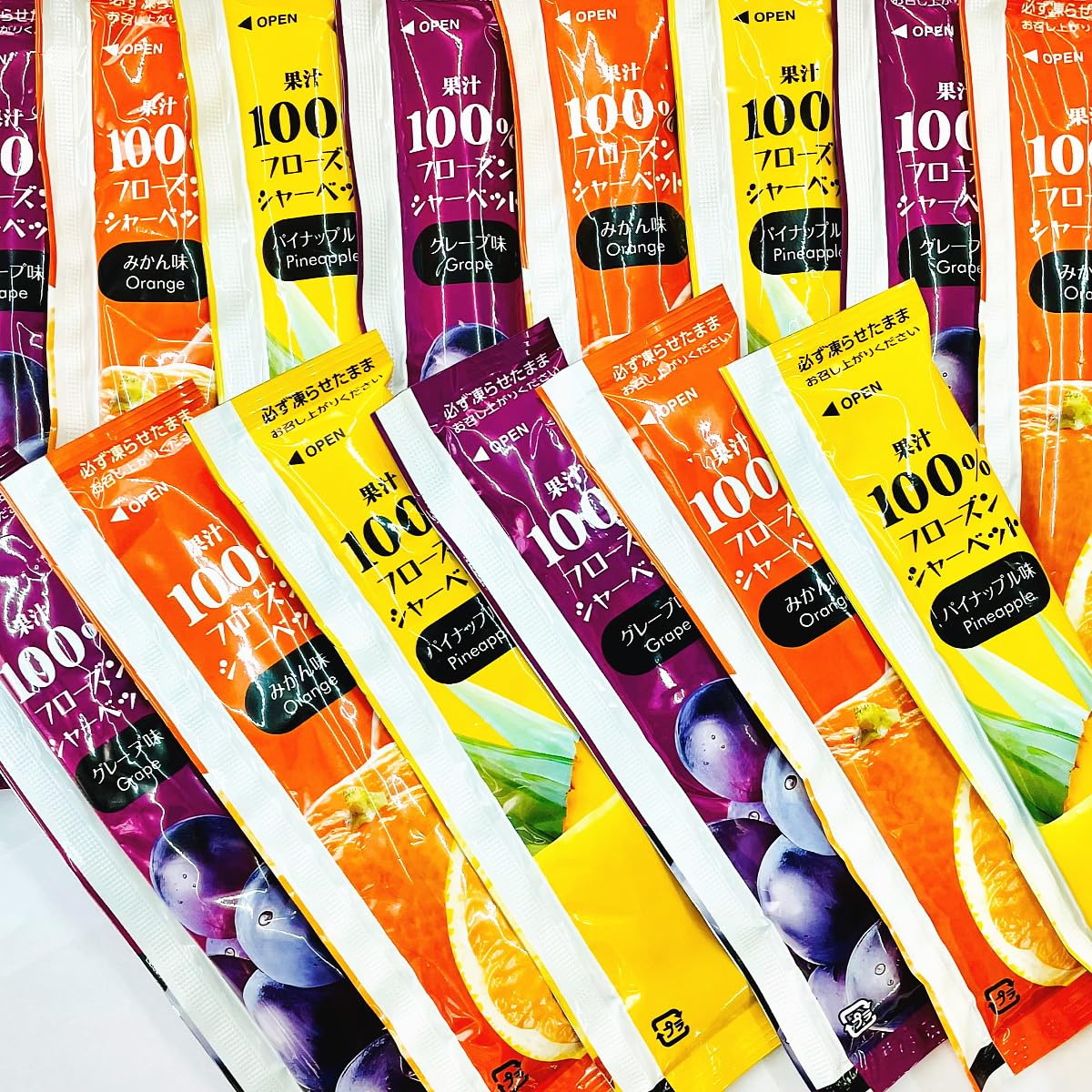 Amazon.co.jp: リボン 熱中症対策 に！ 凍らせて食べる 果汁100