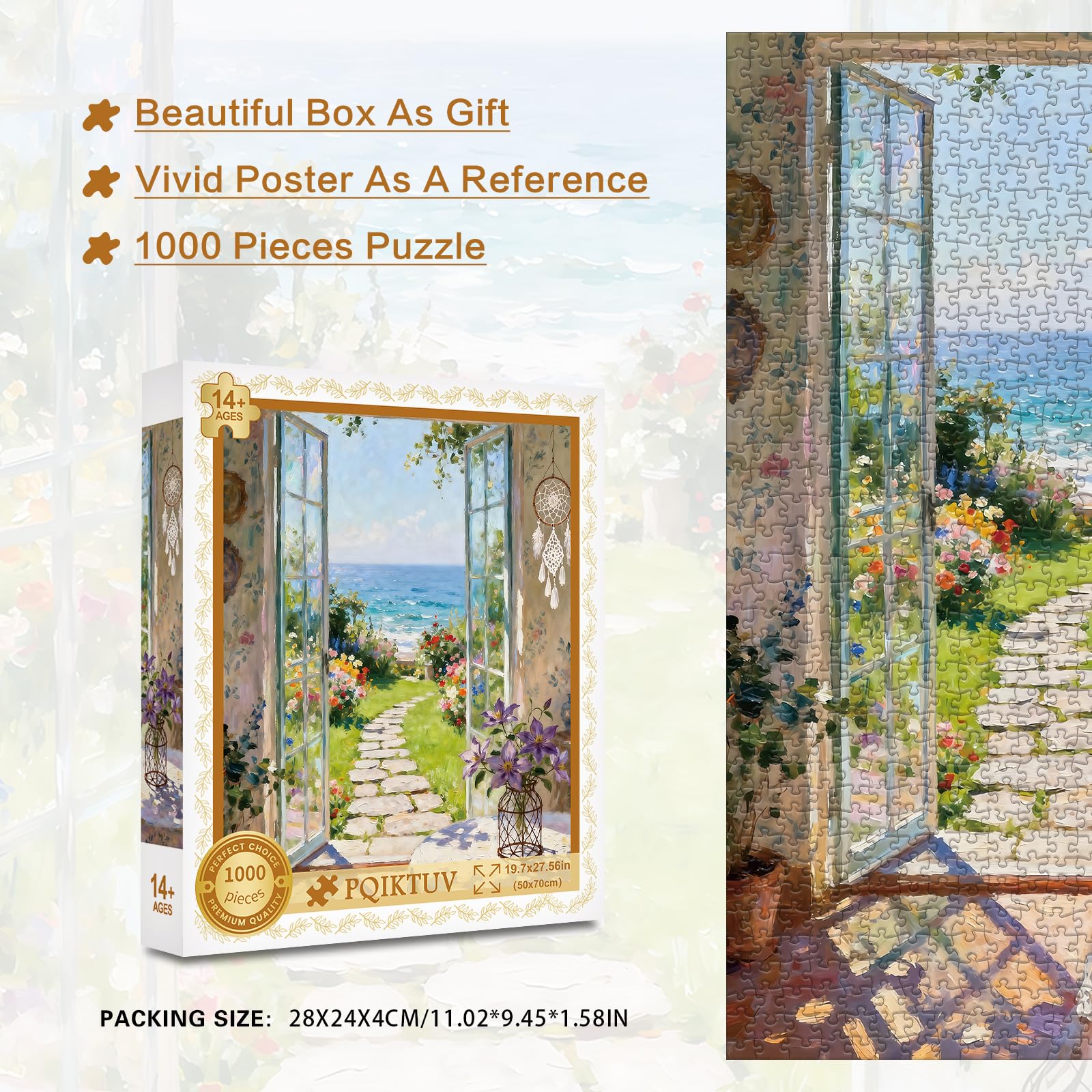 Amazon.com: PQIKTUV Jigsaw Puzzles 1000 Pieces for Adults Letters