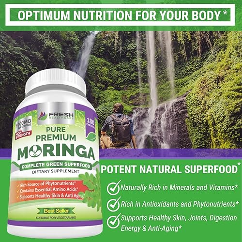 Miniatura 6 de FRESH HEALTHCARE Ashwagandha KSM 66 y Moringa Superfood - Bundle