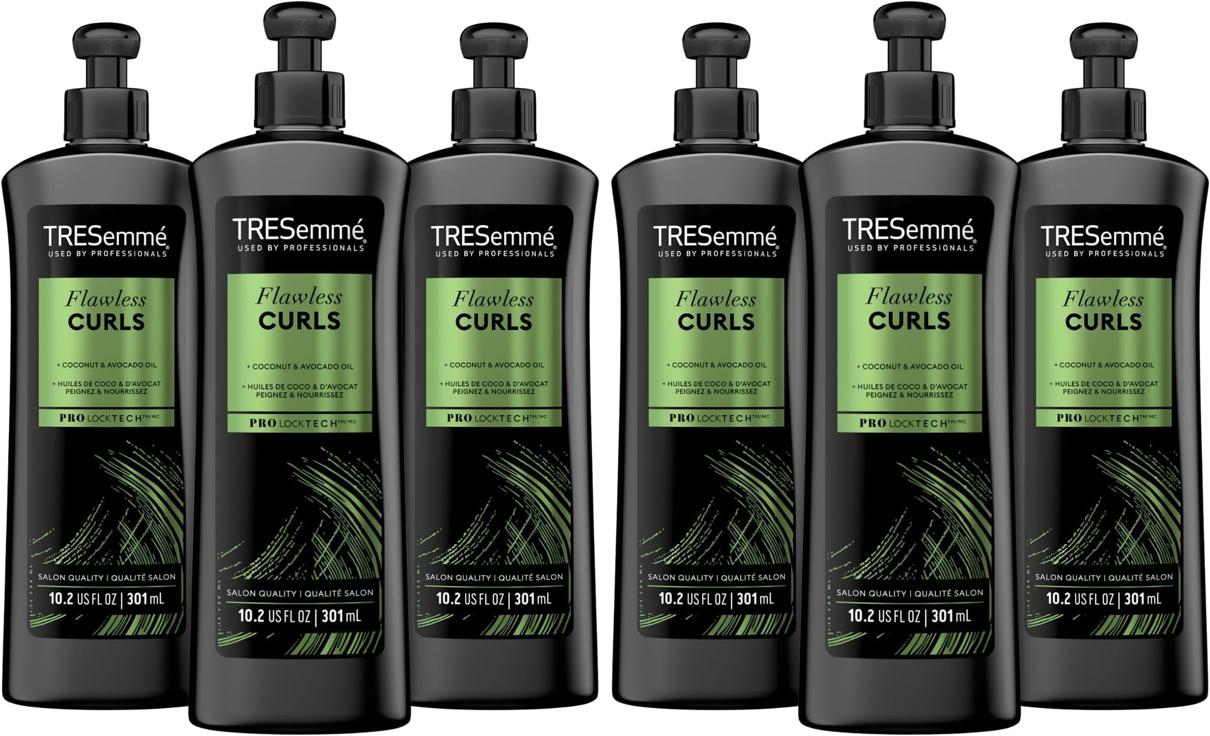 TRESemmé Flawless Curls Combing Crème Detangles and Hydrates Hair With Pro Lock Tech 10.2 oz (Pack of 2)