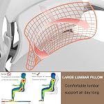 Ergonomic Office Chair - White | Adjustable High Back Mesh Desk Chair with Lumbar Support,Flip-Up Arms | Home Office,Gaming,Study