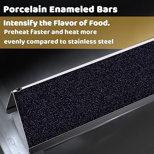 Miniatura 7 de Uniflasy 66032 66795 Barras aromatizantes de 17 pulgadas para Weber GS4 Genesis II 300 Series, Genesis II E-310 S-310 E-330 E-335 S-335 Piezas para