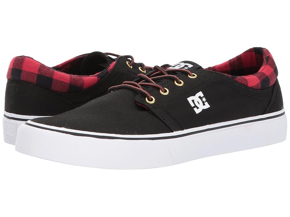 

DC Trase TX SE (Black Buffalo Plaid) Men's Skate Shoes, Multi