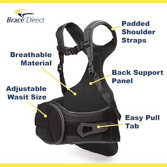 TLSO Full Back Brace Plus Hot/Cold Pack Insert