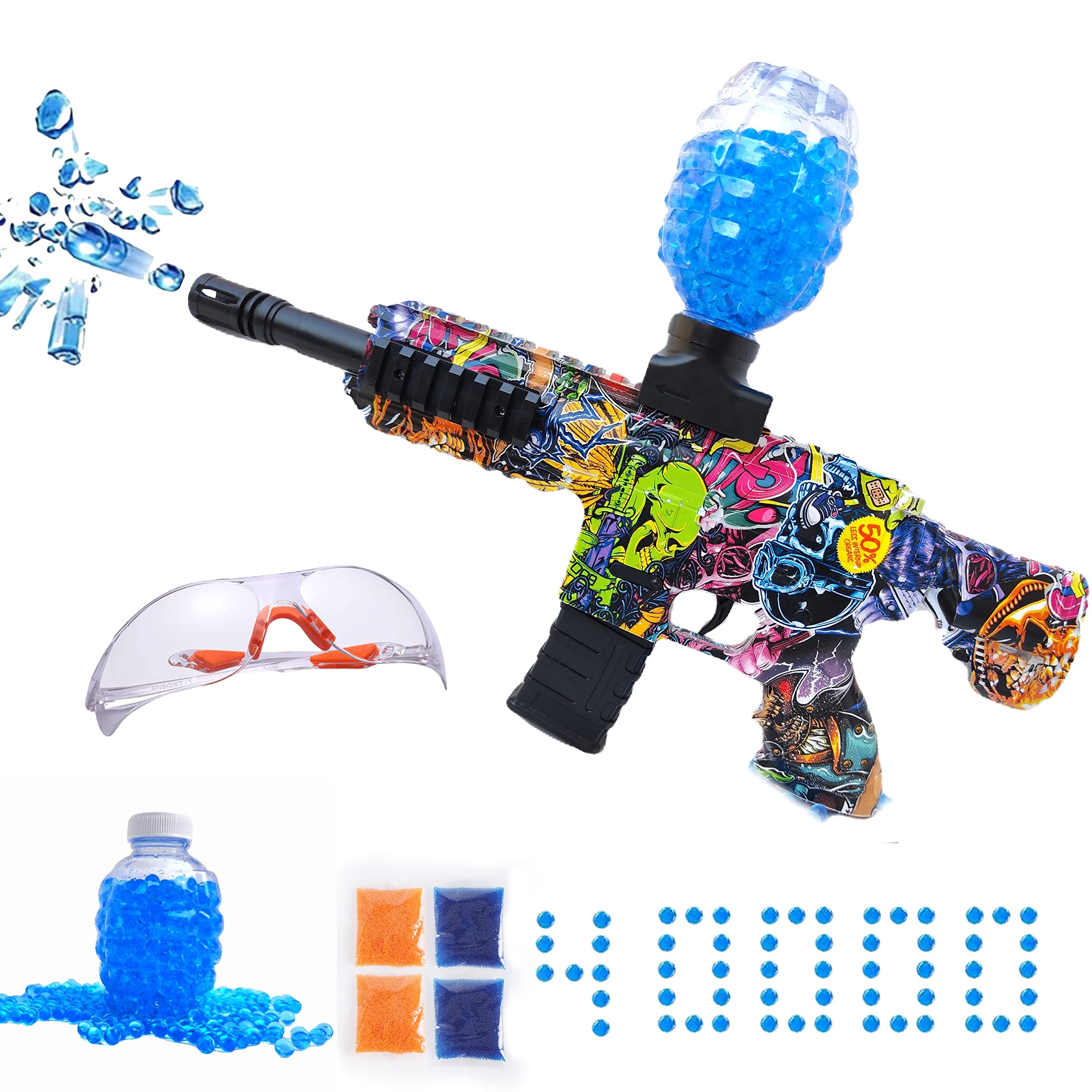 Buy Gel Ball Blaster ,Splatter Ball with Water Beads Mini Eletric Toy