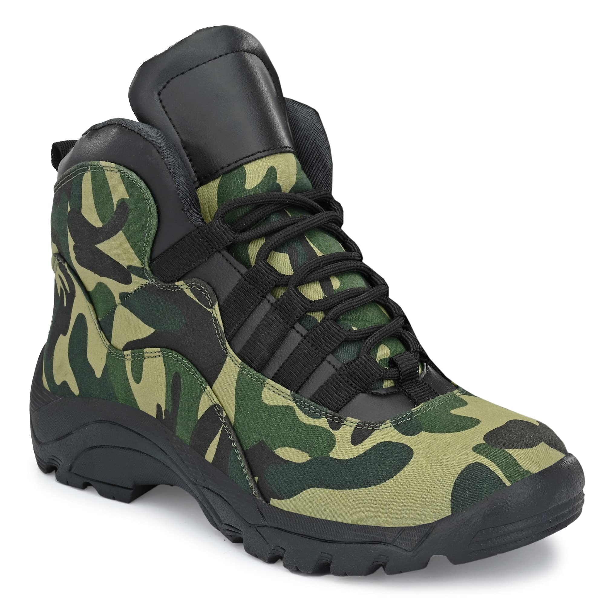 Leo's Men's Hiking Boots Lightweight Anti-Slip Outdoor Shoes Mid Top Ankle Hiker Trekking Work Boot Hiking & Trekking Shoes For Men