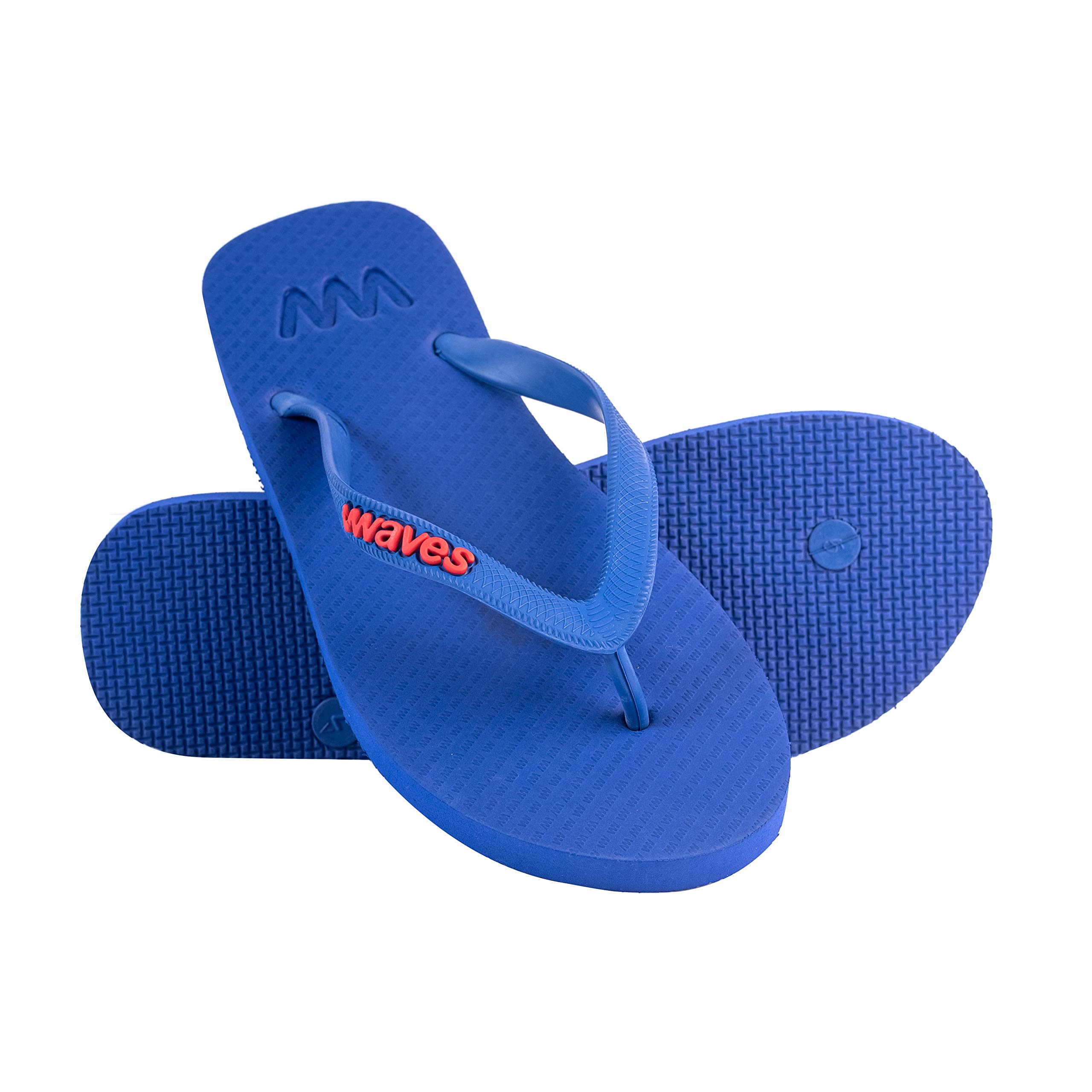 Waves Rubber Flip Flops for Women and Men Slippers Sandals