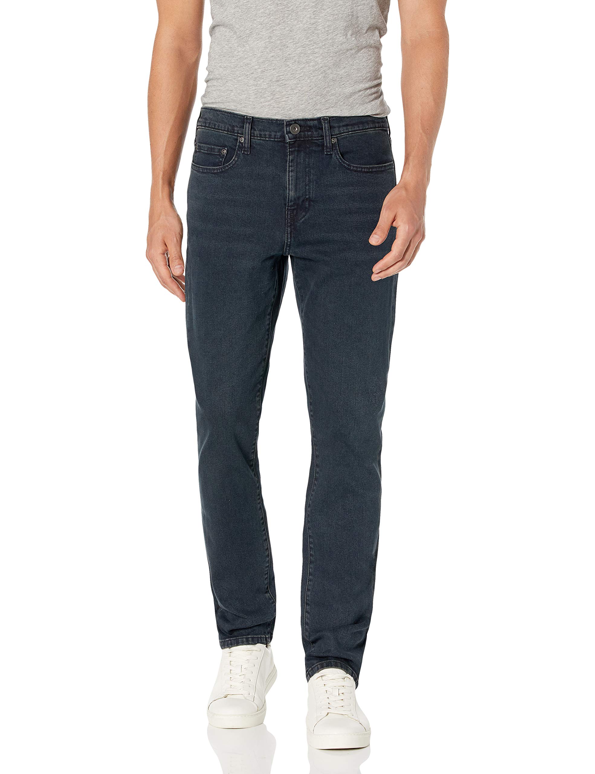 Amazon Essentials Jeans Slim Fit Elasticizzati Comodi, Taglio Dritto - colori fuori produzione Uomo