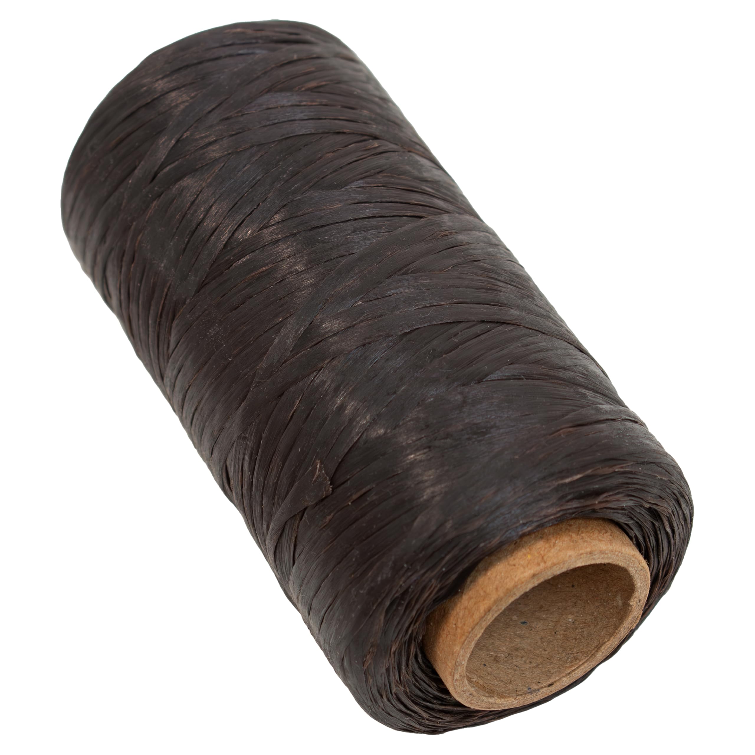 The Beadsmith Brown Artificial Sinew Waxed Thread – Flat Polyester Craft String, Color, 5-Ply, 4-Ounce Spool, 131 Yds / 394 Ft, Durable & Splittable