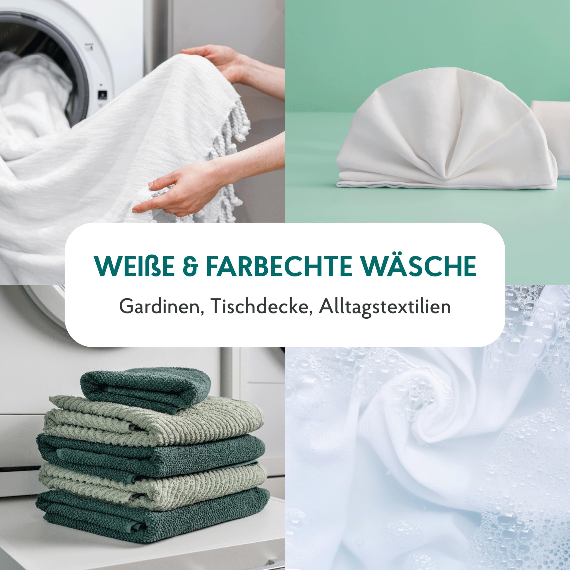 HAKA Fleckensalz & Sauerstoffbleiche, 1,5 kg, Fleckenentferner & Wäsche-Booster, hygienisch frische Wäsche, ohne Chlor, faserschonend, Waschmittelzusatz, vegan