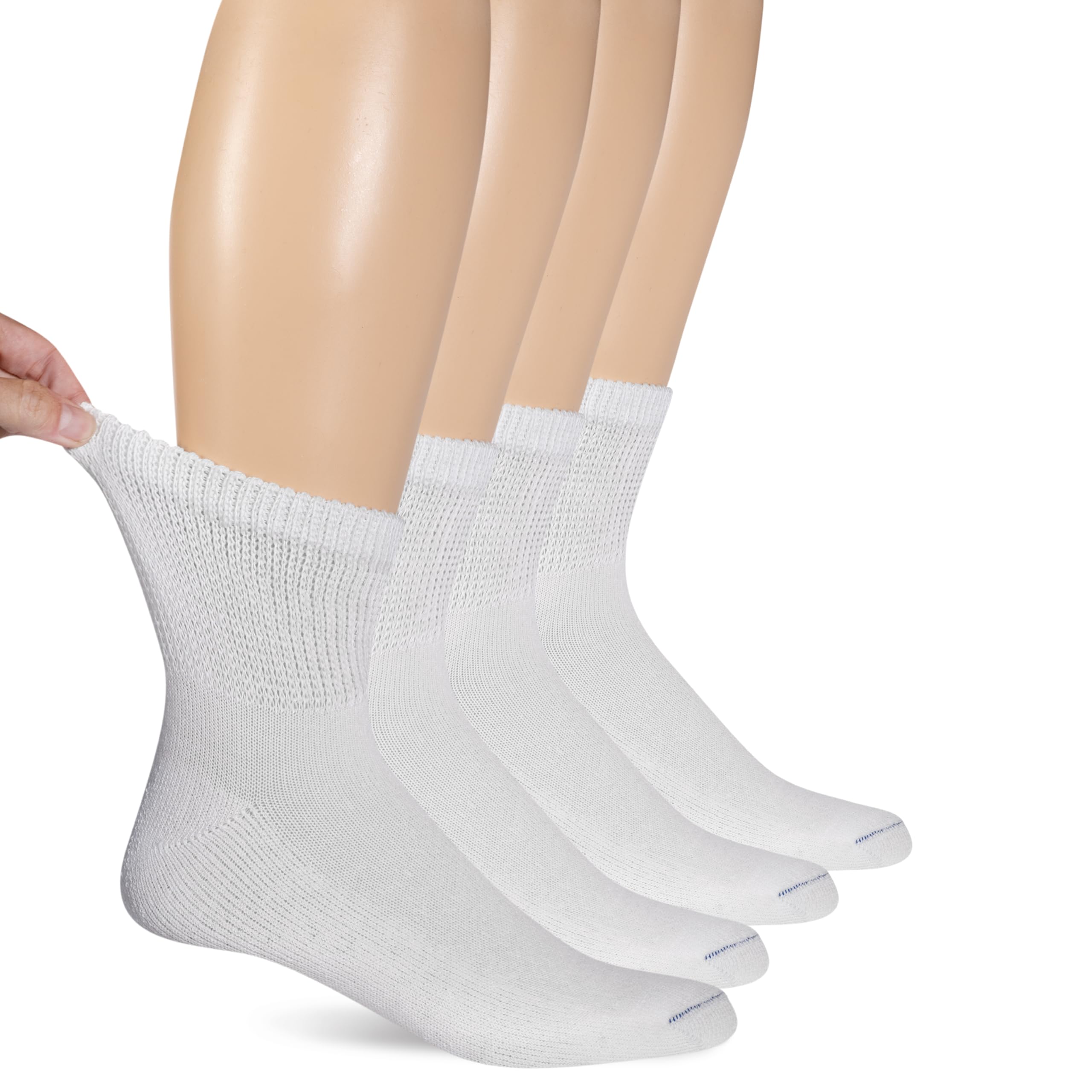 dr. scholl's Men's Non Binding Value 4 Pack Ankle Sock-picture-56