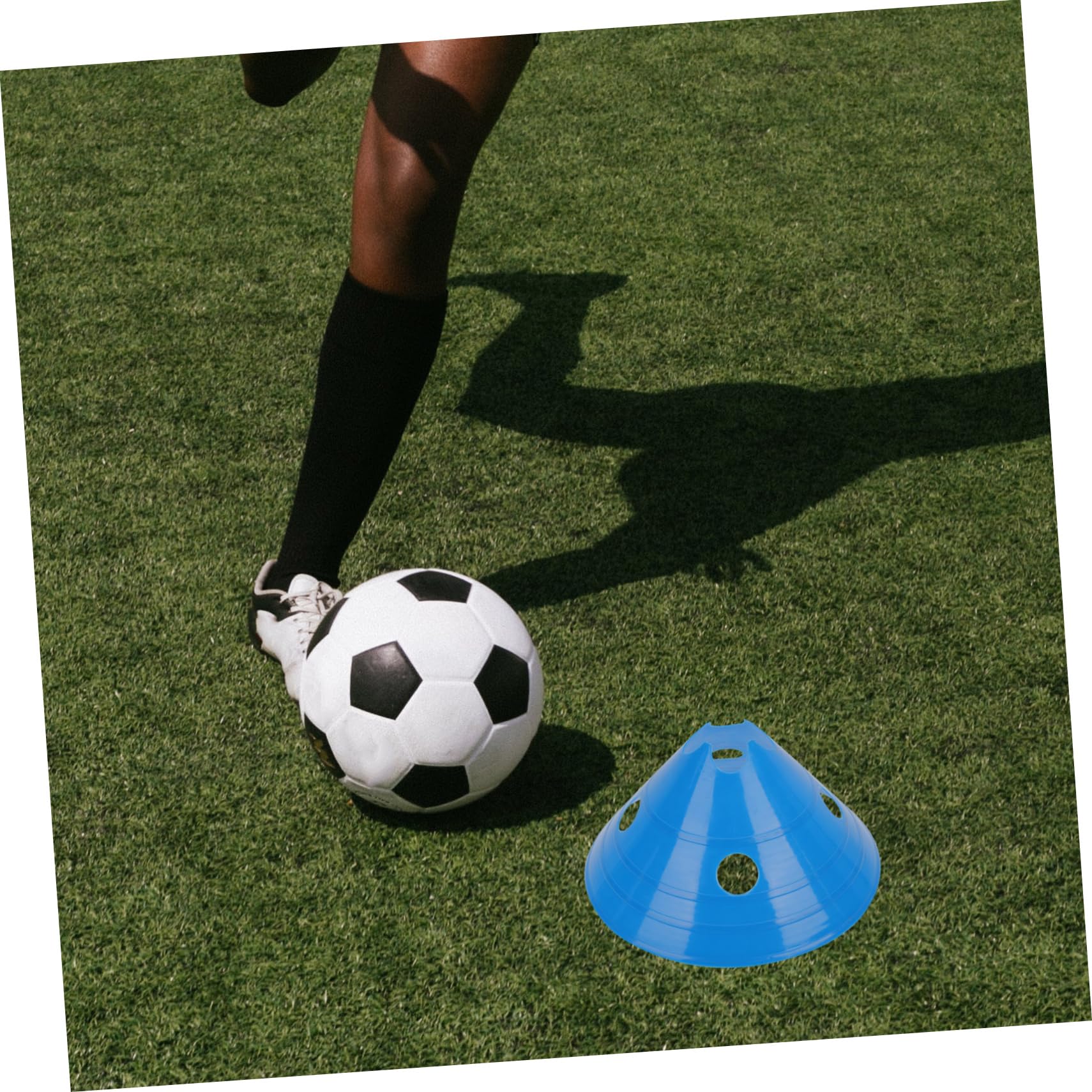 BESPORTBLE 6piezas Discos De Entrenamiento De Fútbol Vallas para Entrenamiento Herramientas De Agilidad Ligera