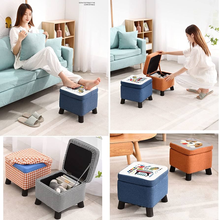 オットマン スクエア Amazon｜スクエアオットマン リビングルーム用収納付き