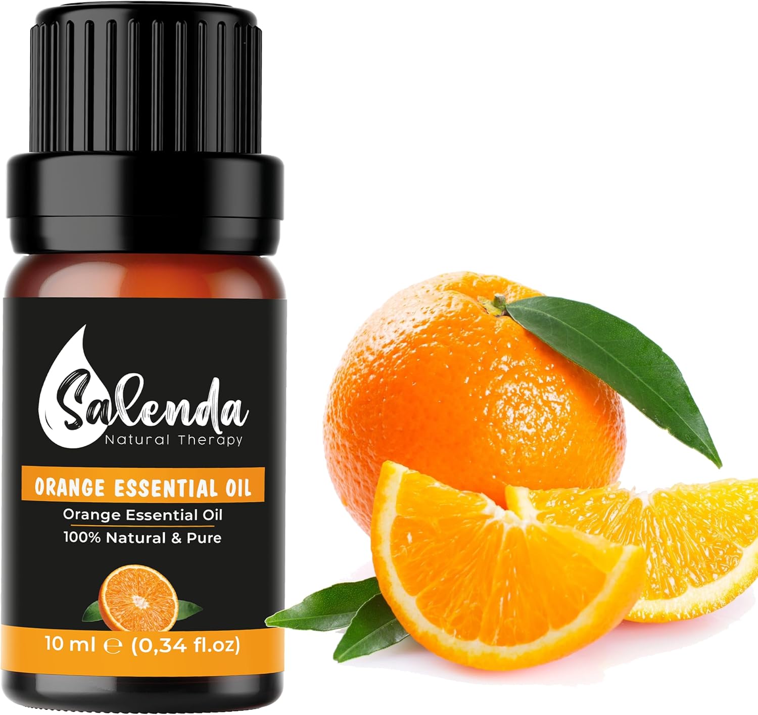 Orange Essential Oil-100% Pure Natural Aromatherapy Essential Oils for Diffuser, Candle Making,Skin-0.34 Fl Oz (10 ml)