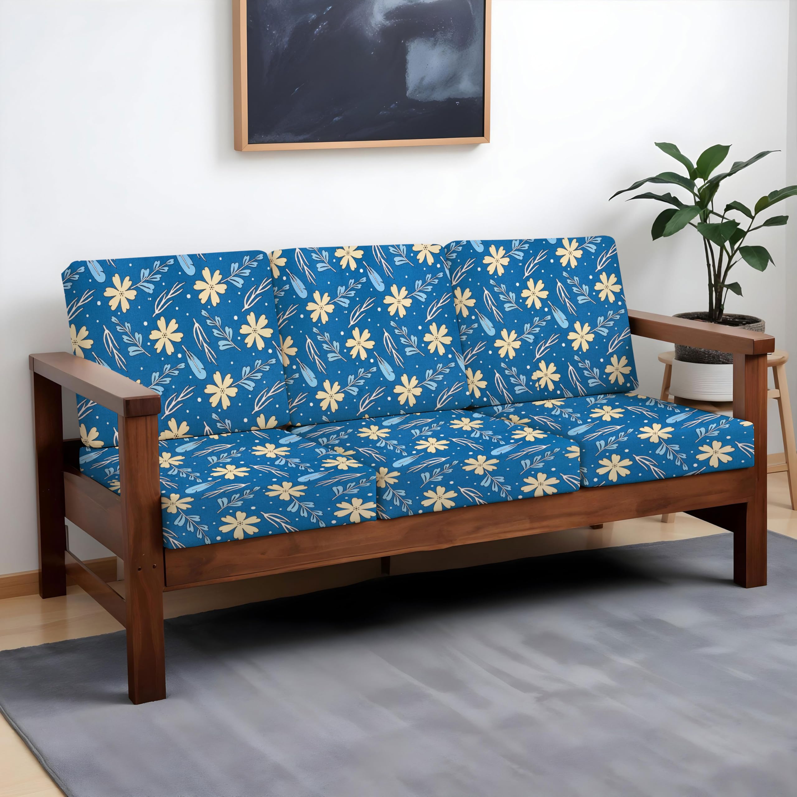 Bbqguys Sofa Cushion Outdoor Cushion Set Of LAZI Ariforce Blue