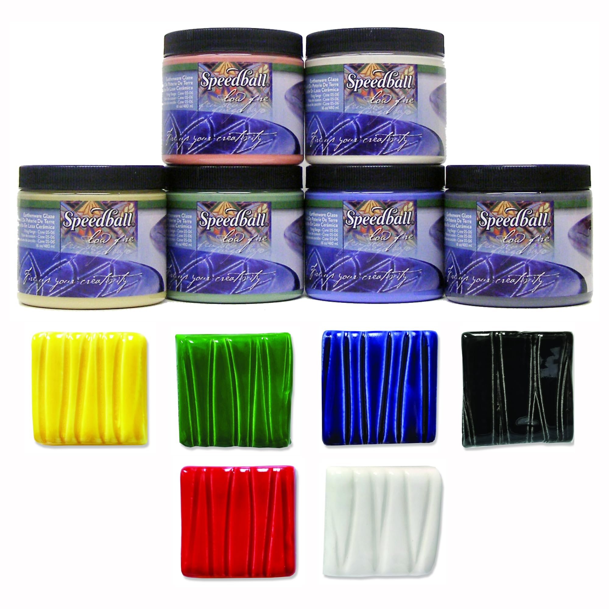 Glaçure faïence école Speedball 004051 multicolore argile cuisson céramique