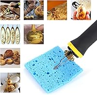 Vista 2 de 23 Uds. Puntas de pirografía profesional para máquina de pirografía de 50 W, kit de herramientas de combustión de madera, accesorio de pirografía