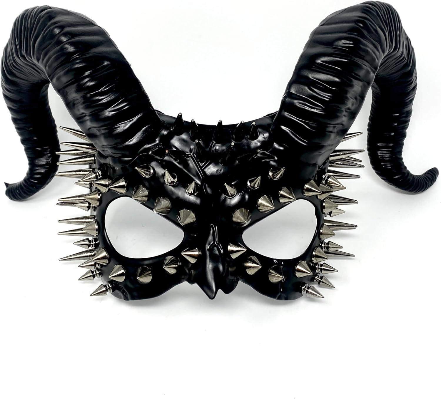 Ram Goat Devil Horns Demon Scary Masquerade Mask For Costume Halloween For Adult