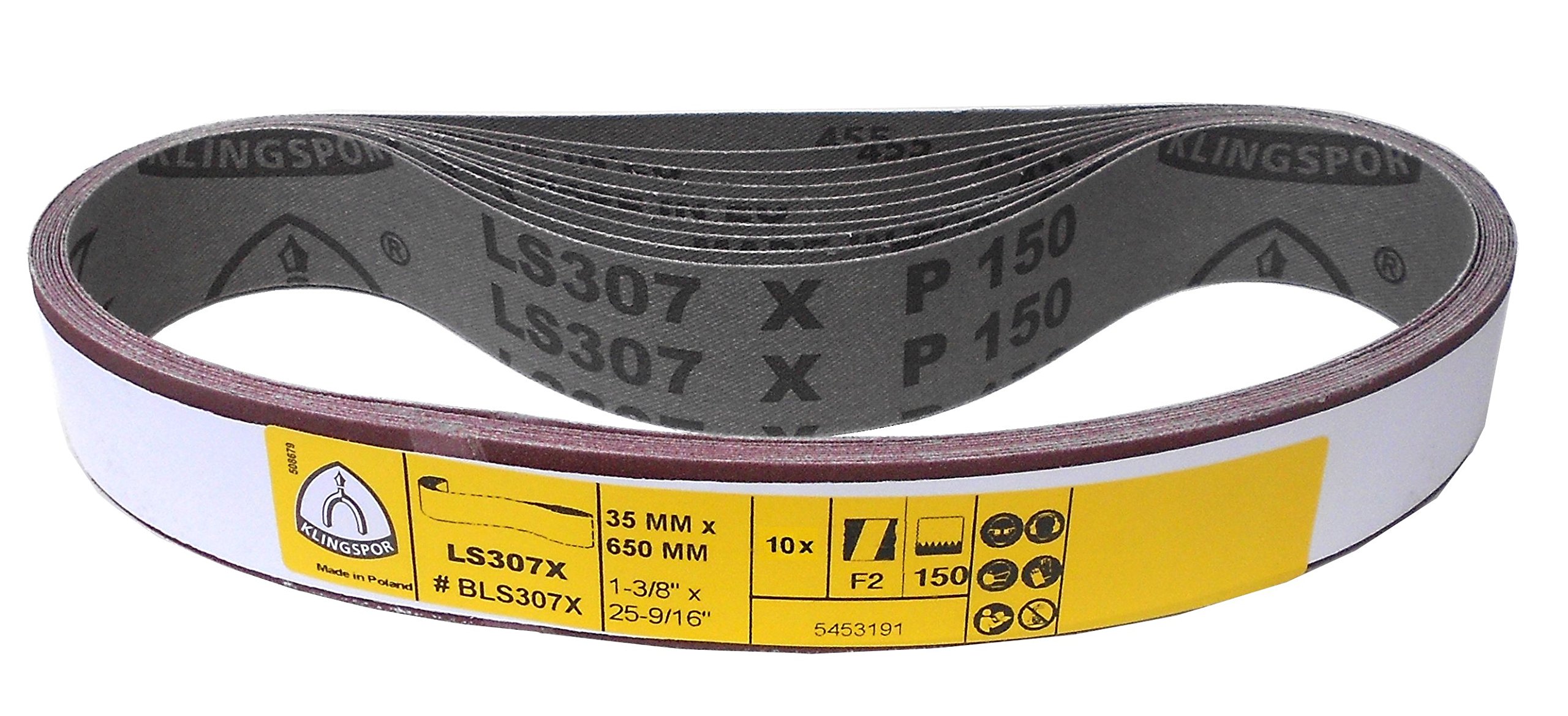 Klingspor Nastro Abrasivo LS307X - 50 X 1500 Mm - Foto 5