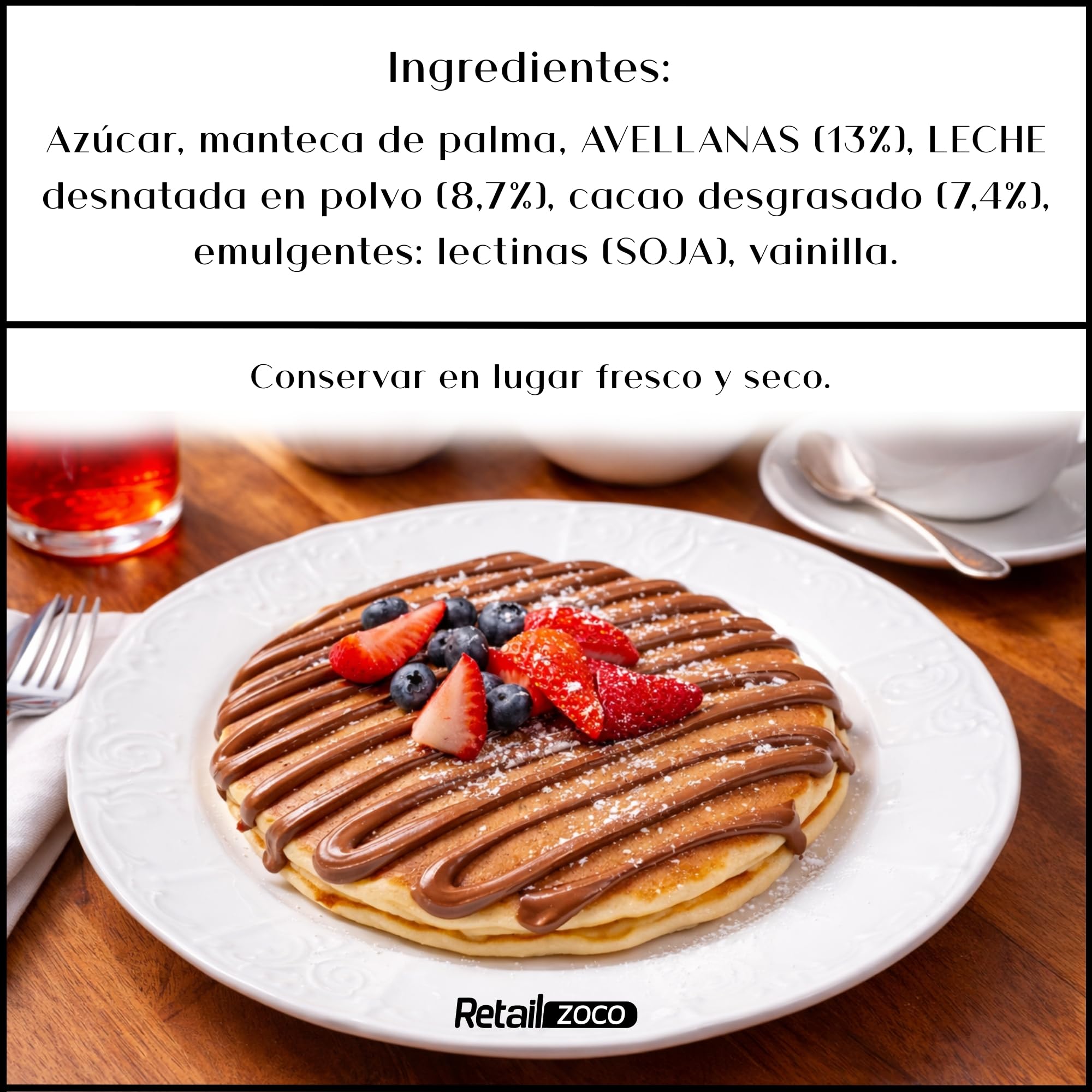 Nutella Original para untar, Crema de Cacao con Avellanas Ferrero, Tarro de Nutella, Ideal para Desayunos, Meriendas y Recetas Dulces, Hecha en Italiam, Pack ahorro, Contiene 1 botes de 3 kg