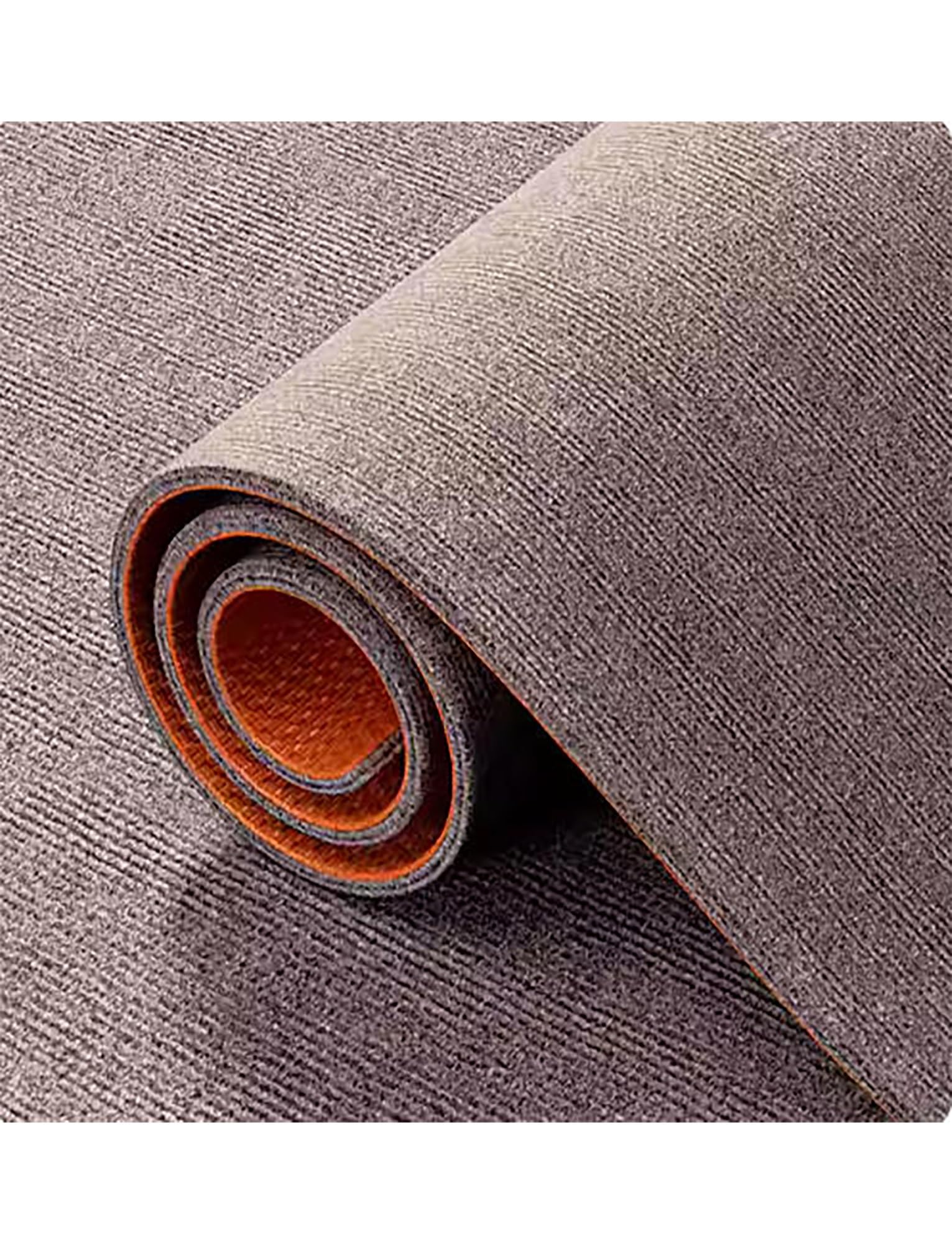 Tapis de chambre antidérapant marron pour un sol silencieux