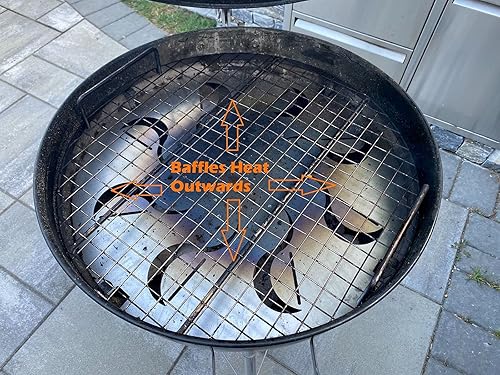 Miniatura 4 de FireDial - Sistema de gestión de calor para barbacoa de carbón y ahumadores de barbacoa, UDS, WSM, hervidor (para tetera de 22 pulgadas)