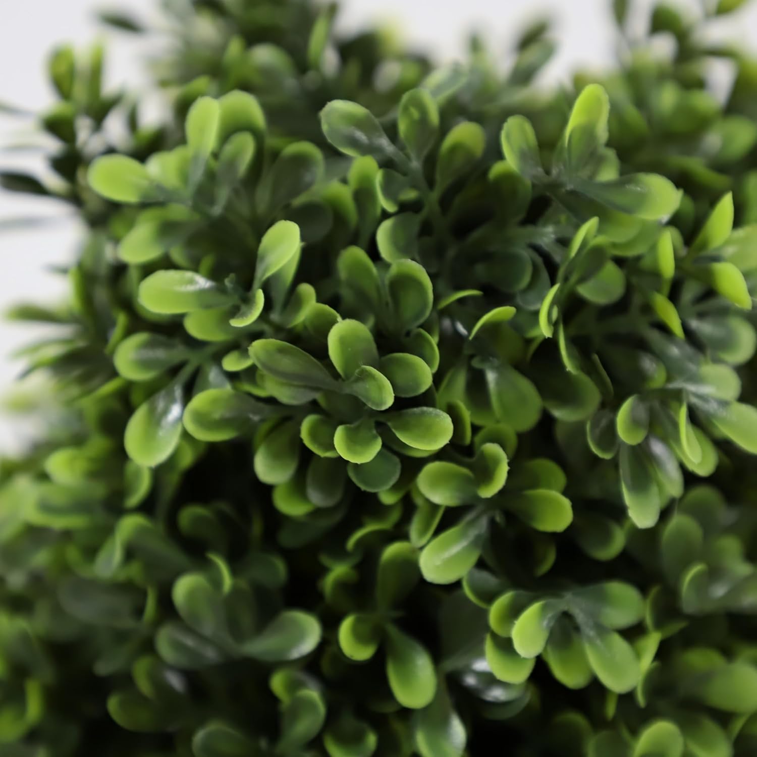 Damomo 3ft Topiary Trees Artificial Topiaries Boxwood Trees Outdoor Faux Shrub 2 Packs with Black Pot, Fake Bushes Potted Green Plants Decorative Indoor Porch or Garden(35inch) - Image 3