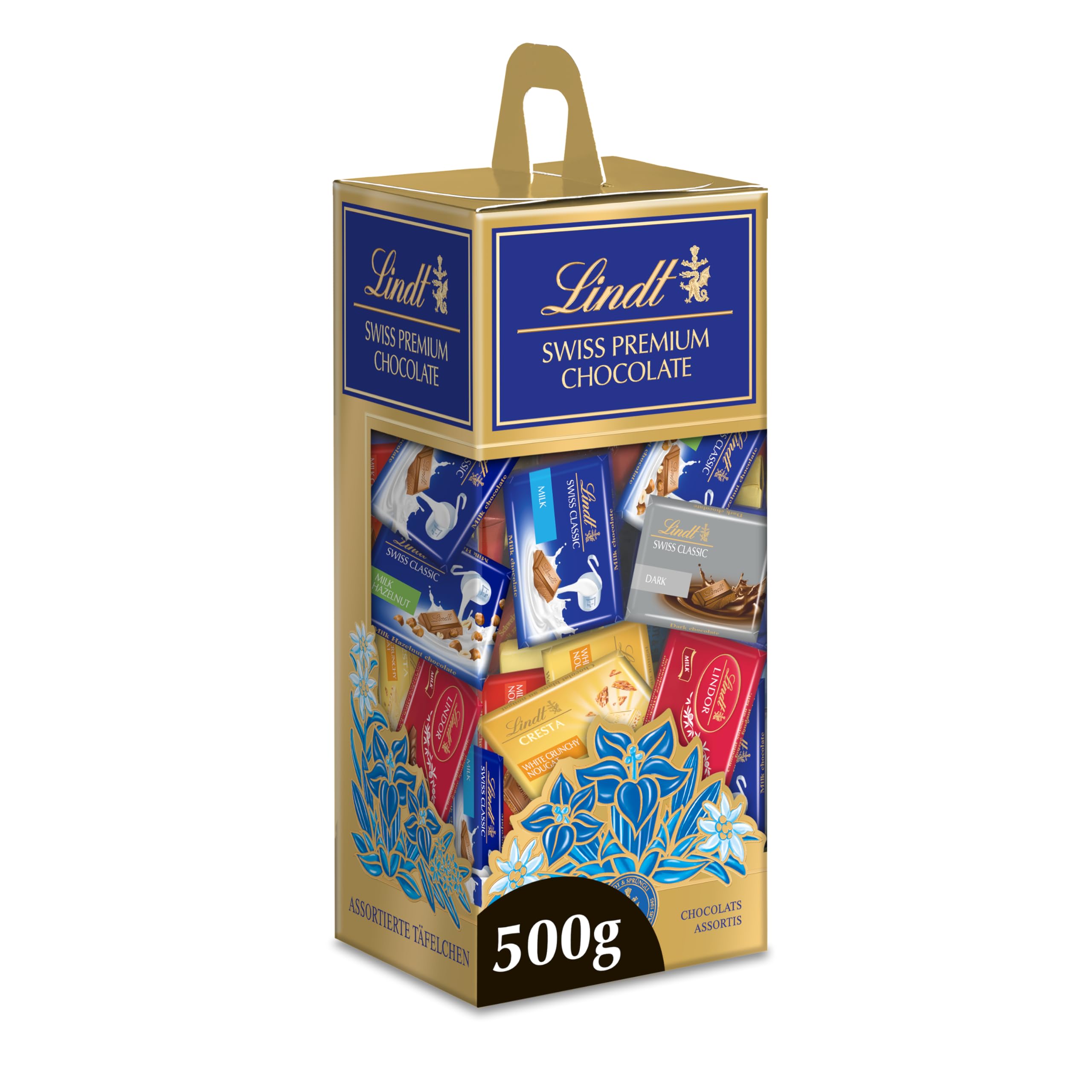 Lindt - Chocolats Suisses assortis -500g- Lot de 2