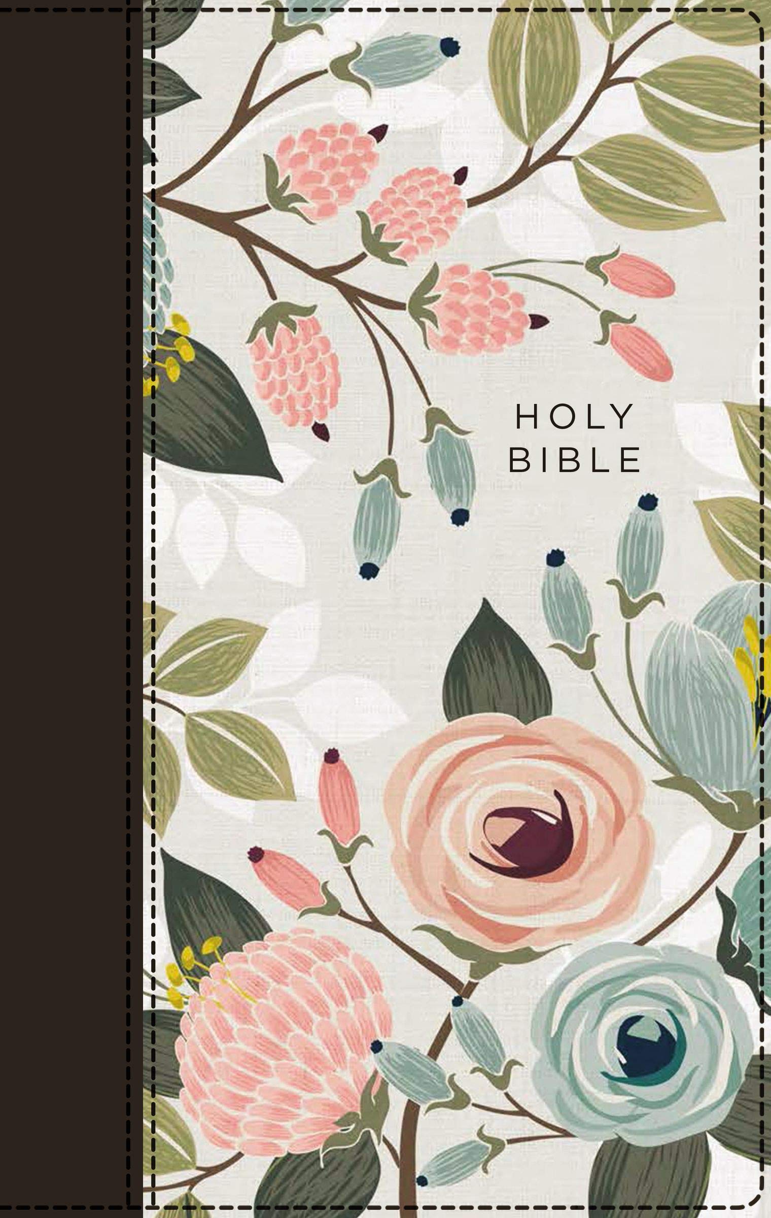Niv, Thinline Bible, Cloth Over Board, Floral, Red Letter Edition, Comfort Print: New International Version, Floral, Cloth over Board, Thinline, Red Letter Edition, Comfort Print