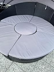 tectake Lounge Muschel Sonneninsel Sonnenliege 2 Personen und mehr