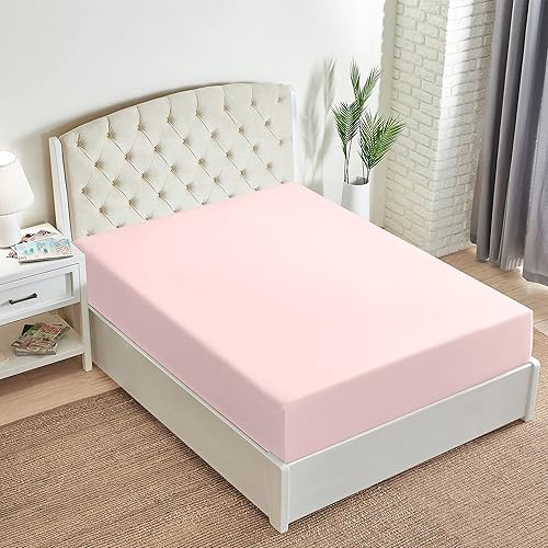 Miniatura 8 de Mellanni Sábana bajera tamaño Queen  Sábanas suaves y refrescantes con bolsillo profundo de hasta 16 pulgadas  Elástico en todo el contorno,