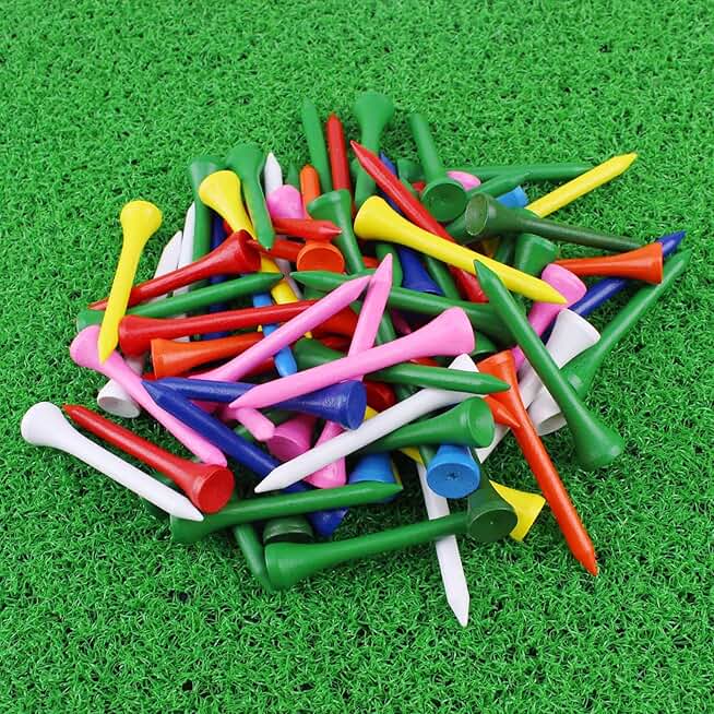 colored golf tees