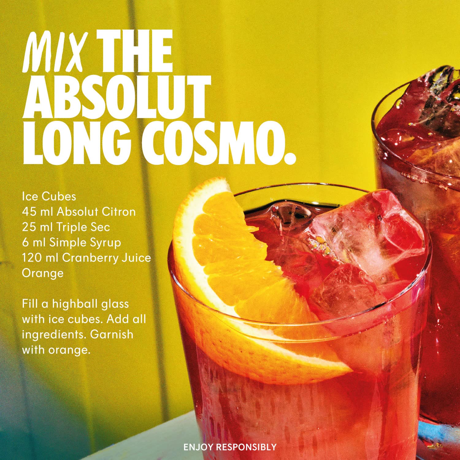 Absolut Vodka Limone, vol 40%, 100CL