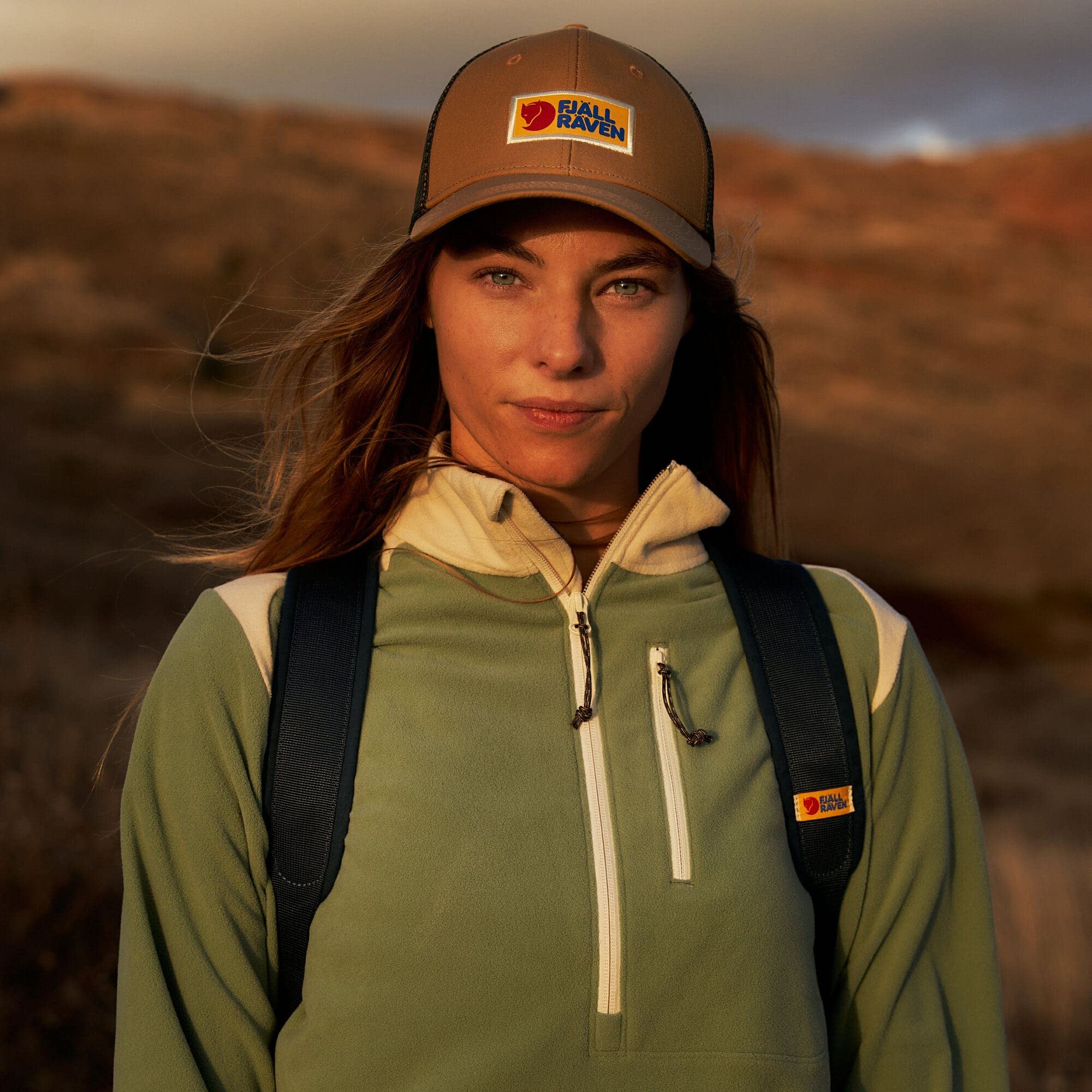Fjällräven Czapka uniseks Vardag Långtradarkeps, Timber Brown, L, Timber Brown, L
