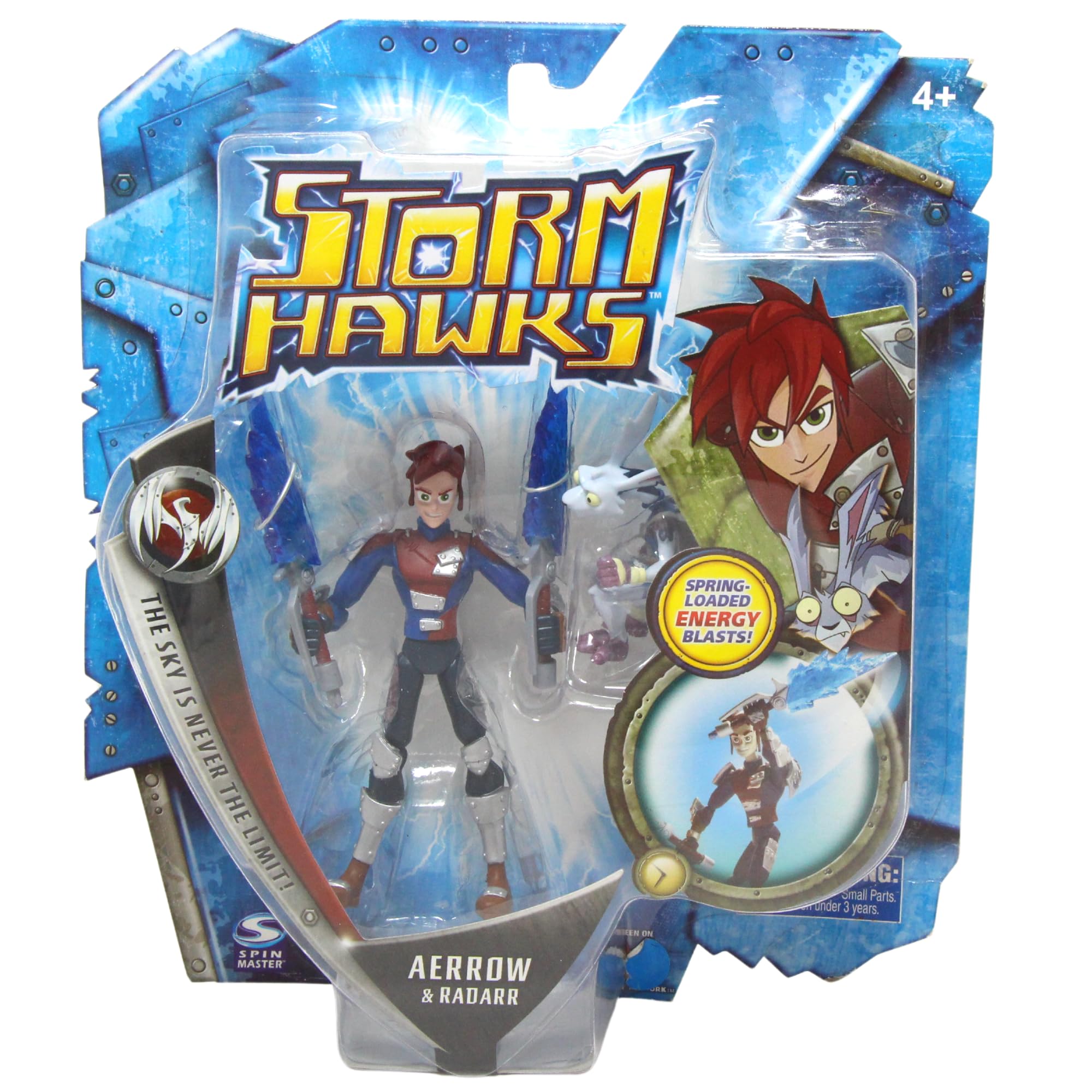 Storm Hawks - 4" 10cm Articulated Action Figure - Aerrow & Radarr