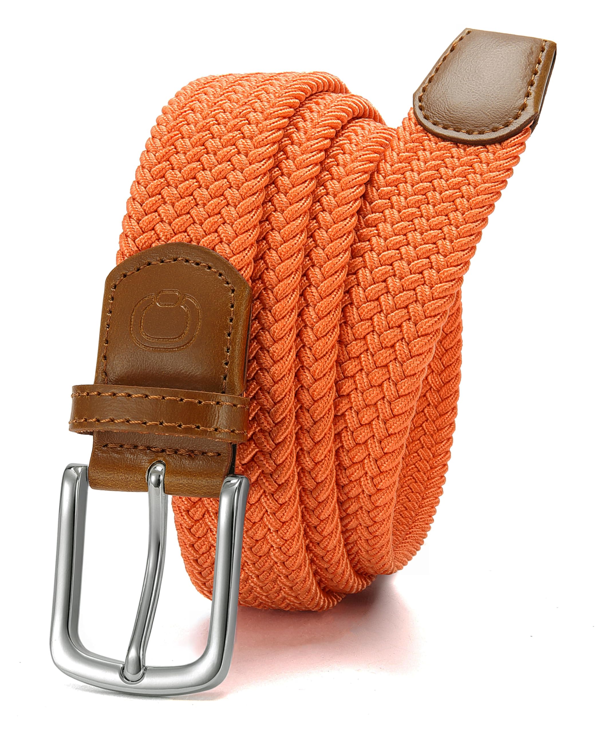 CHAOREN Stretch Belt for Men - Elastic Belt for Golf &amp; Casual Wear