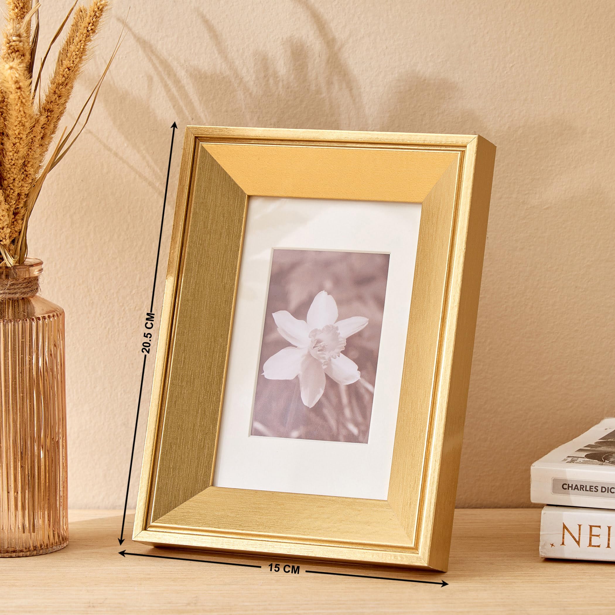 Gold Photo Frame - Elegant Tabletop Display -3