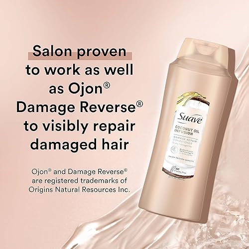 Miniatura 4 de Suave Professionals - Acondicionador reparador para cabello suave y liso infusión de aceite de coco acondicionador para el cabello para humedad 28