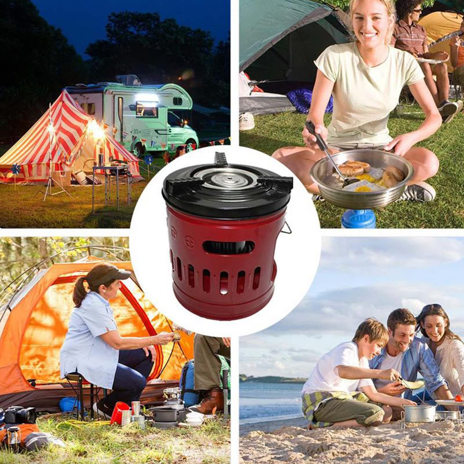 1.5 L Chauffage Mobile À Pétrole sans Electricite,Poêle Au Kérosène Compact,Portable Économie D'énergie, Réchaud à kérosène for l'intérieur