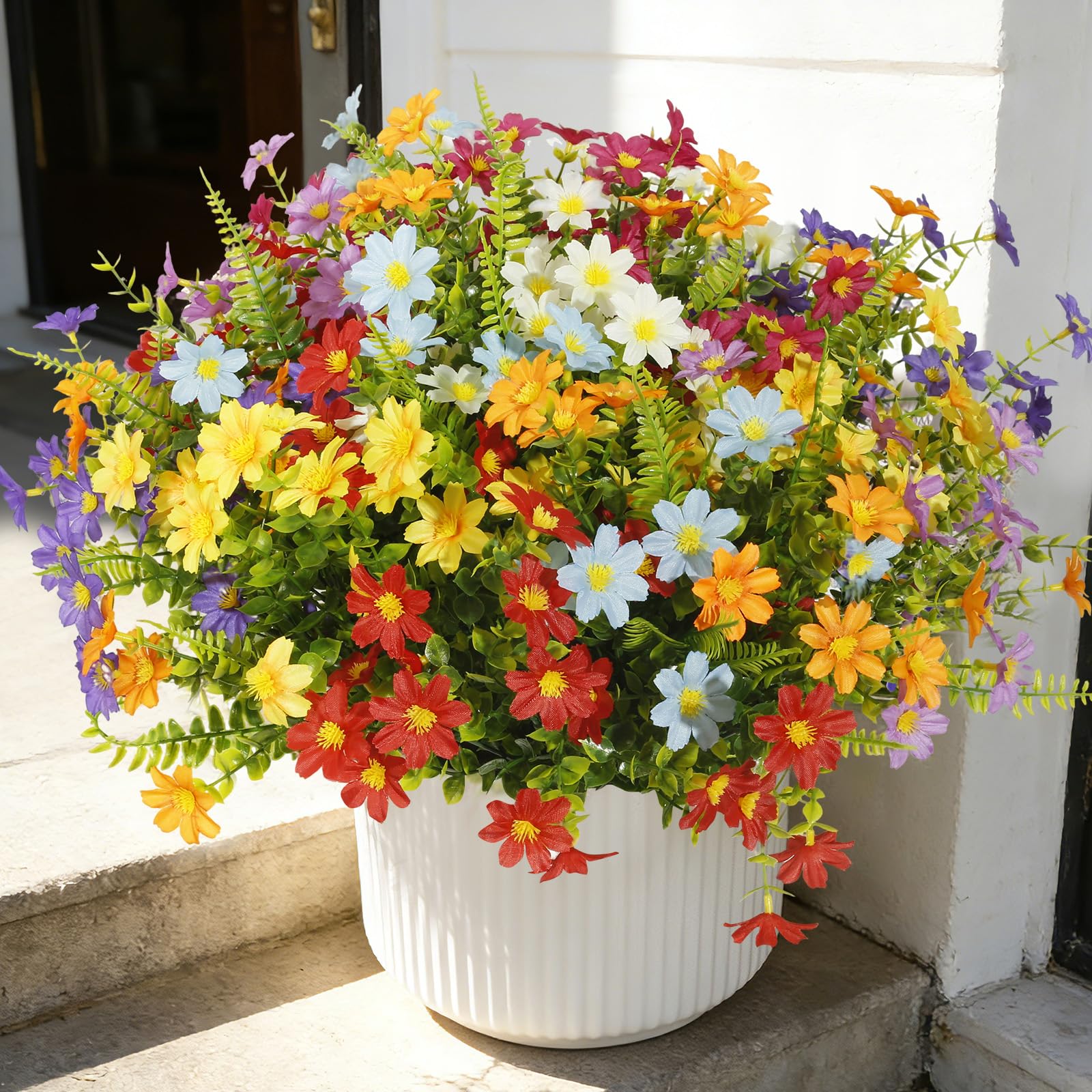 h2CeGak Artificial Daisy Flowers 36 PCS