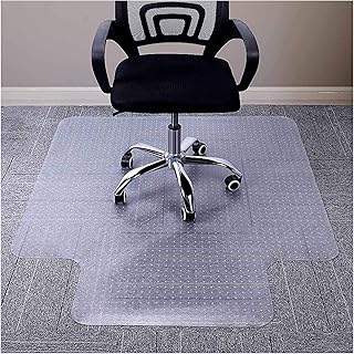 ACEWD Alfombra Multiusos para Silla con Ruedas, Esteras para Sillas De Oficina, Transparente Alfombra De Piso, Alfombrilla Anti Arañazos, Office Computer Floor Protector Non-Slip,90 * 120Cm