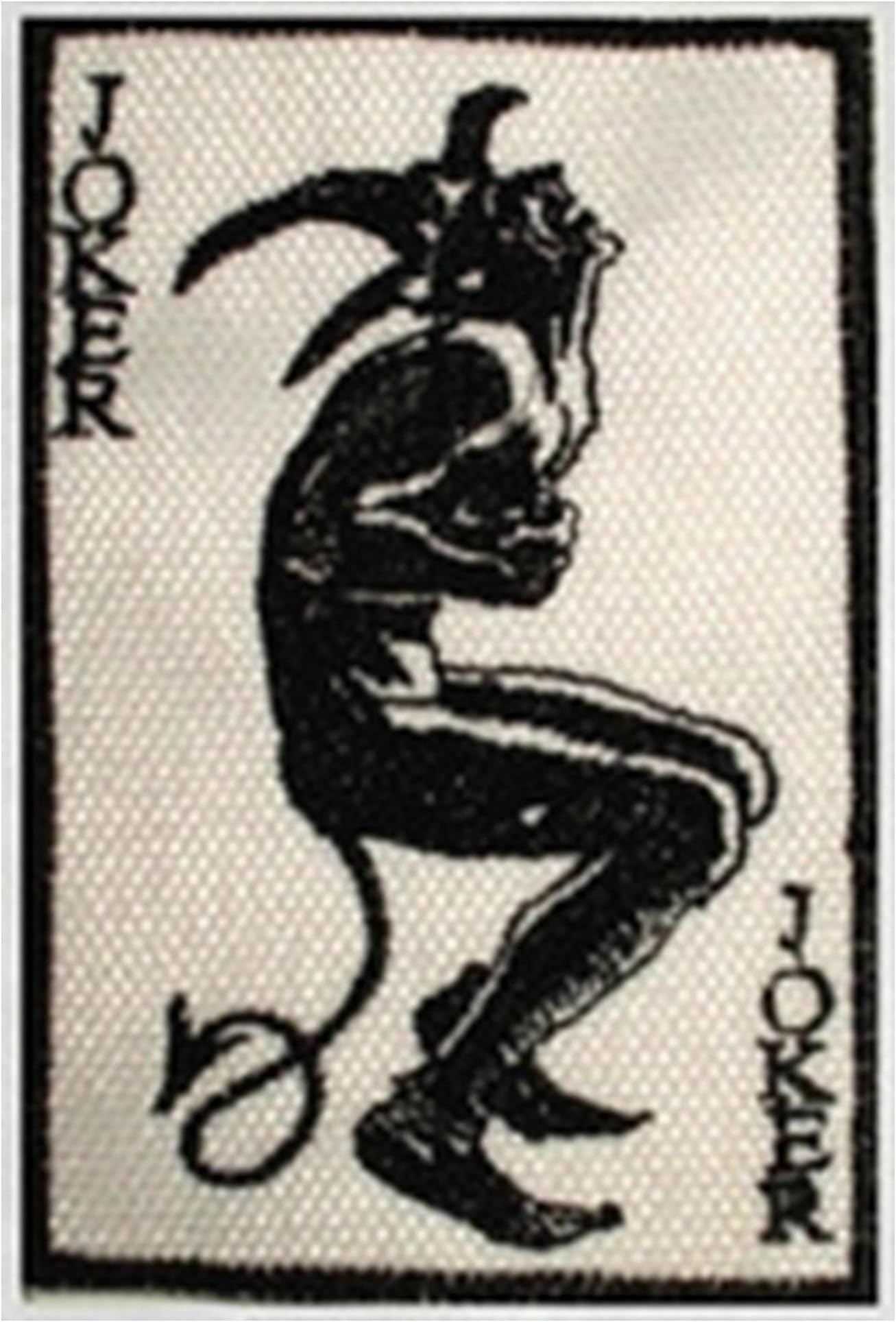 Joker Card 3.54" Embroidered Iron/Sew-on Patch By Outlander