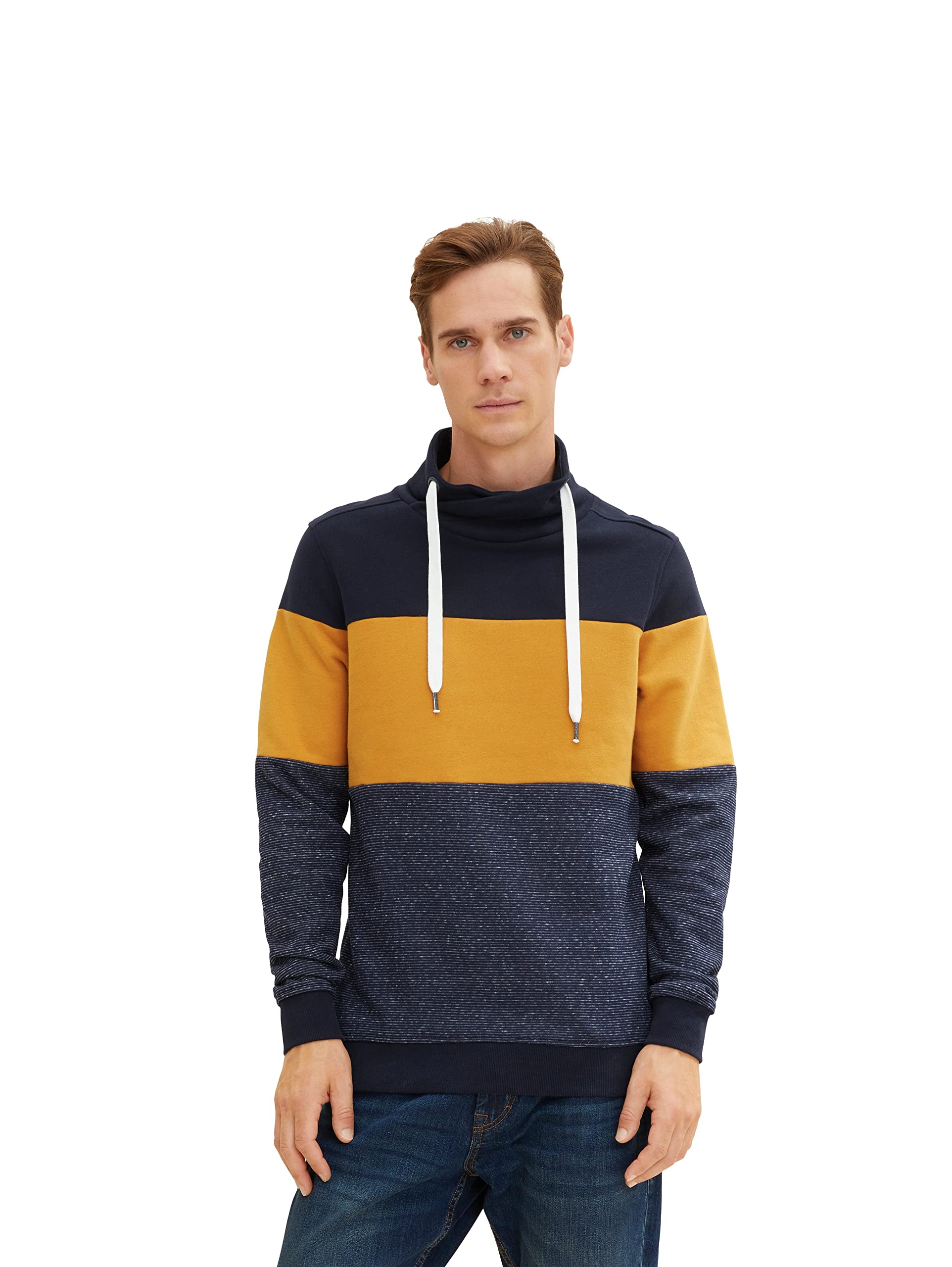 TOM TAILOR Herren Snood in Colourblocking-Optik