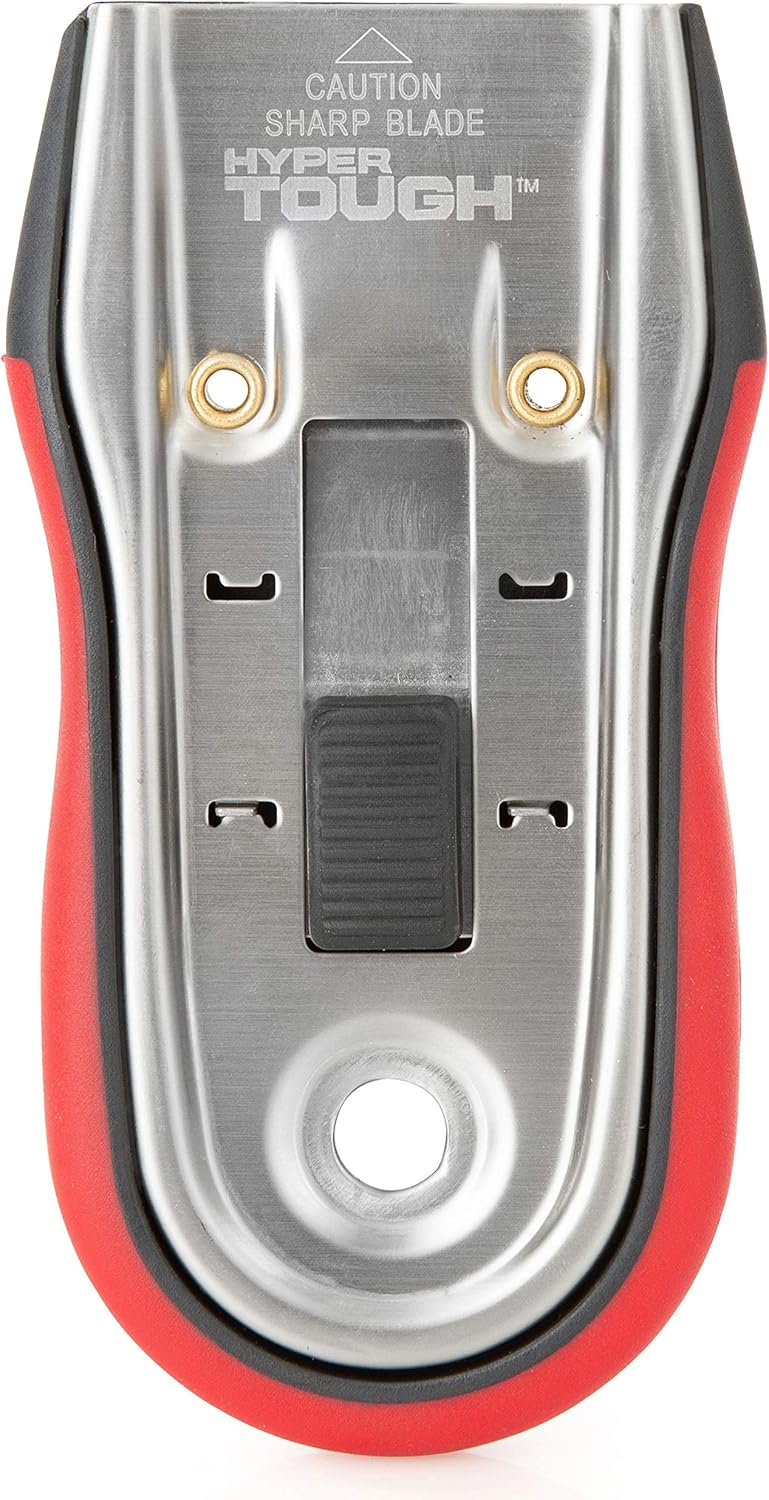 Shora dolů view of Hyper Tough Razor Scraper showing blade mechanism