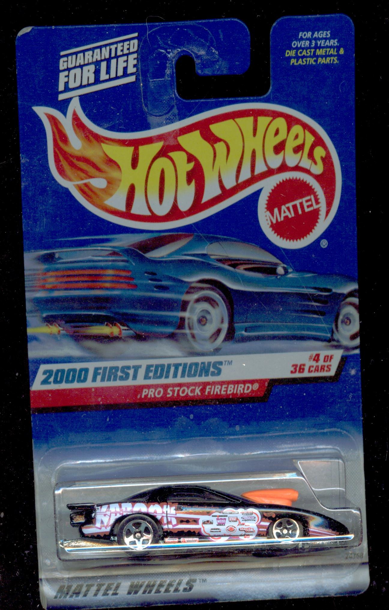 Amazon.com: Hot Wheels 2000-064 First Edition 4 of 36 BLACK PRO